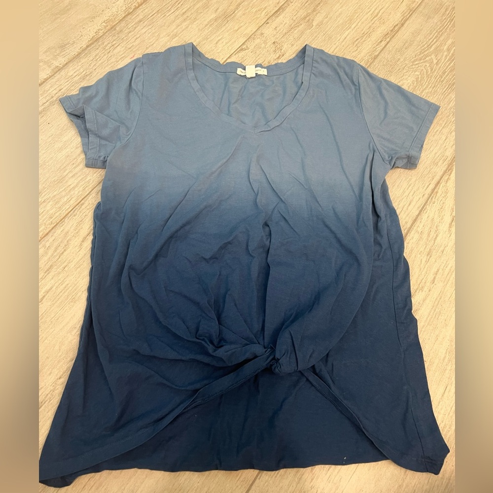 Threads for Thought Blue Ombre Women's Top